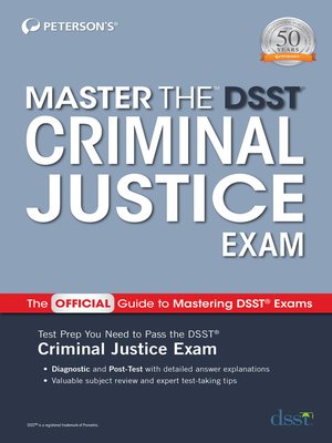 cover image of Master the DSST Criminal Justice Exam